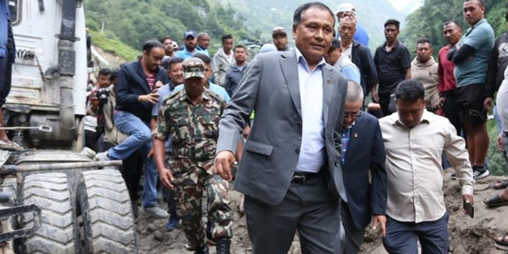 Repair of disaster-damaged roads to be carried out swiftly: Minister Ghising